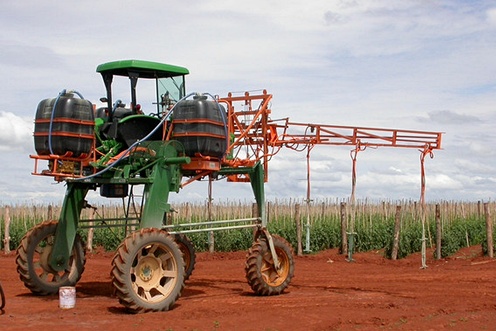 spray unit for crop protection