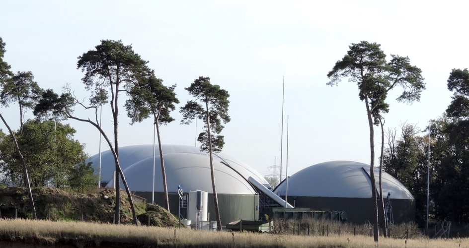 Biogas tanks
