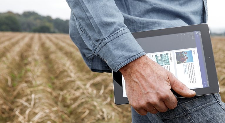 iPad farming